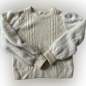 Anthropologie lambswool/merino wool sweater